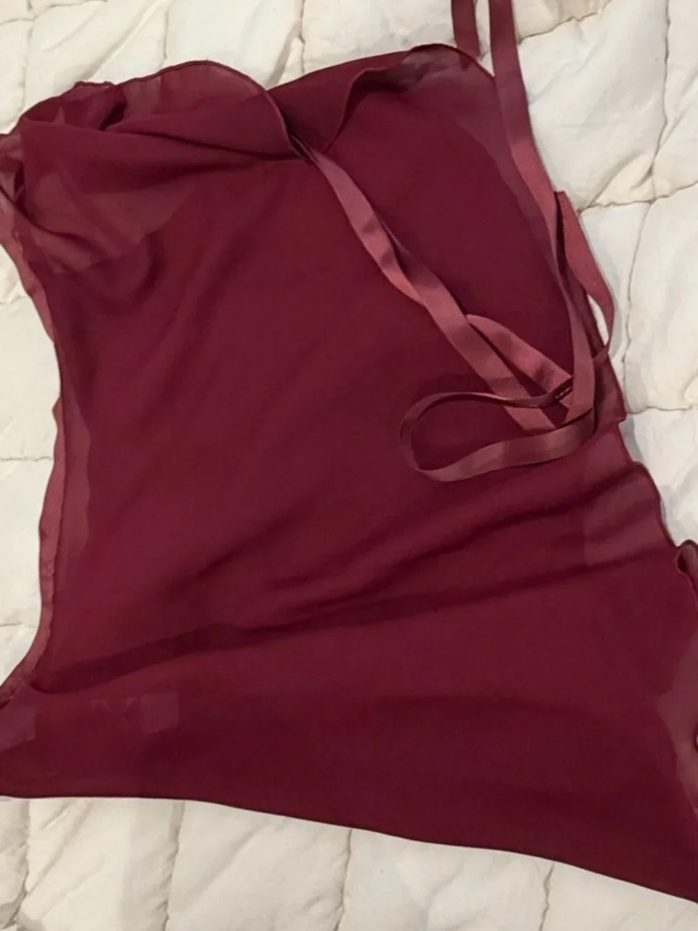 Capezio Maroon Wrap Skirt